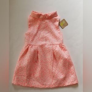 NWT Girl 2T Crazy 8 Coral/Pink Sleeveless Party Dress